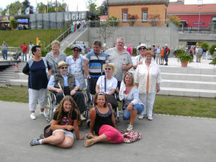 Ein Gruppenbild beim Ausflug